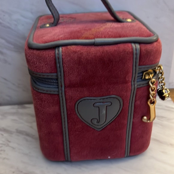 Y2K Juicy Couture Velour Train Case & Makeup Bag Velour - Picture 4 of 16
